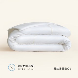 移动端、88VIP：银桑 INESANCE100支全棉A类蚕丝被双宫茧桑蚕长丝春秋四季子母被芯