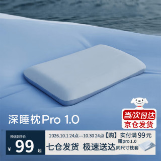 古亚朵·软深睡枕Pro1.0深度睡眠酒店枕头枕芯颈椎护颈慢回弹记忆棉单人 深睡枕PRO1.0*1+灰白枕套*1 高枕 10cm