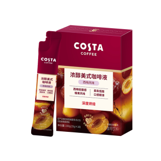 88VIP：COSTA 咖世家 美式浓缩咖啡液西梅玉米须榛果风味冷热即溶便携条装