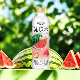 三得利 沁瓜水 果味饮料 550ml*15瓶整箱 西瓜味饮料 整箱 饮料