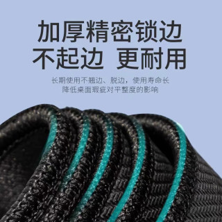 移动专享、移动端：哪吒2魔童闹海鼠标垫超大加电脑键盘防滑桌垫子厚游戏锁边鼠标垫 纯黑色 小号鼠标垫 普通材质