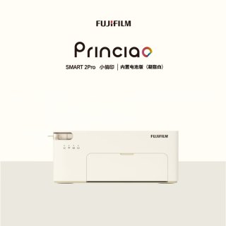 富士 小俏印2 Pro 内置电池 凝脂白 照片打印机