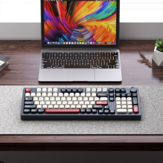 SKN 青龙4.0 三模机械键盘 电 TTC烈焰红轴V2 RGB
