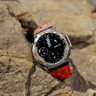移动专享、移动端：AMAZFIT 华米T-Rex3户外智能运动手表轨迹导航跑步手表