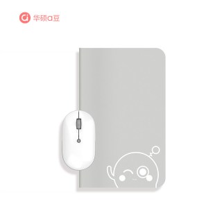 华硕 a豆无线鼠标轻音女生可爱台式笔记本电脑鼠标垫学生办公游戏