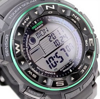 历史新低：CASIO 卡西欧 ProTrek PRW2500-1B 男款登山表（太阳能、6局电波、三重感应）