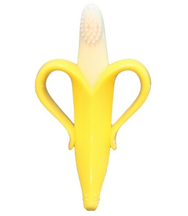 再特价:baby banana 香蕉宝宝 硅胶婴儿牙胶牙刷