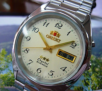 Orient 东方双狮 男款 自动机械 腕表（双历显示）