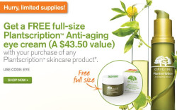 ORIGINS 悦木之源 购Plantscription御龄有方系列任意产品