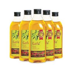 不到30元/L的神神神价格！！！GAFO 嘉禾 特级初榨橄榄油1L*5瓶（酸度0.4）