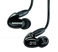 高端秀：Shure 舒尔 SE 315-K 动铁式耳塞（可换线）
