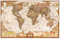 NATIONAL GEOGRAPHIC 美国国家地理 World Executive 《世界地图》壁画版
