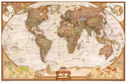  National Geographic 美国国家地理 World Executive 《世界地图》壁画版