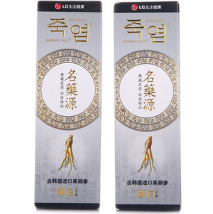 LG 竹盐名药 源御白牙膏 85g（两支装）