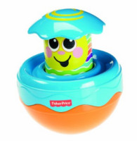 凑单品：Fisher-Price 费雪 Peek and Roll Ball 婴儿发声玩具球