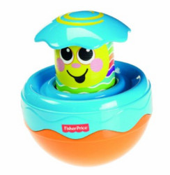 凑单品：Fisher-Price 费雪 Peek and Roll Ball 婴儿发声玩具球