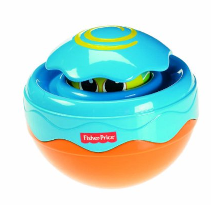 凑单品：Fisher-Price 费雪 Peek and Roll Ball 婴儿发声玩具球