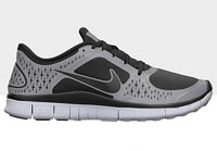 历史低价！NIKE 耐克 FREE RUN+3 5.0 赤足跑步鞋 灰色