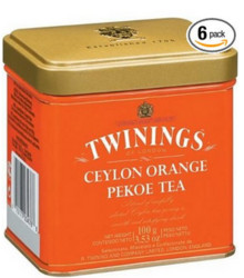 Twinings 川宁 锡兰白毫红茶（100g*6盒）