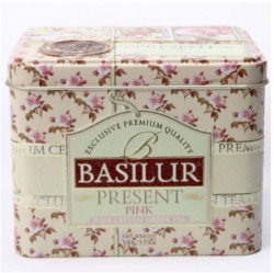 BASILUR 宝锡兰 粉色浪漫礼盒装 绿茶100g