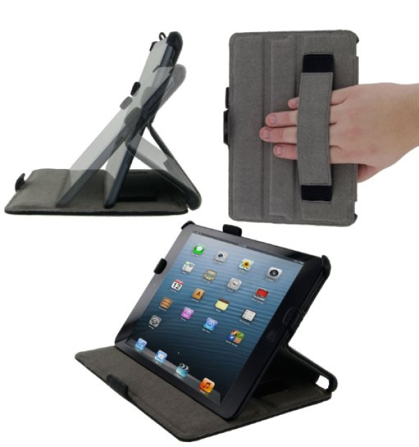 凑单品:rooCASE iPad Mini / Mini2折叠皮套(SmartCover功能)黑色