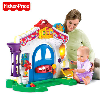 双重优惠：Fisher Price 费雪 T1524 宝宝学习屋（双语）+CBK75 镜子