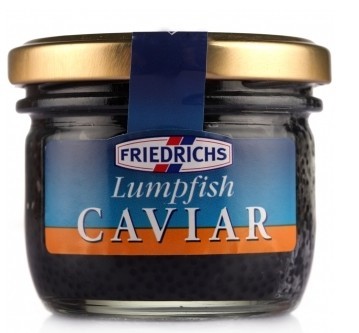 新低价：Friedrichs Lumpfish Caviar 黑鱼籽酱 100g