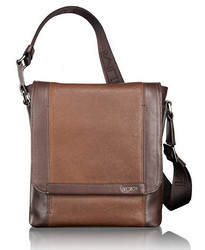 Tumi Luggage Centro Padua Leather Map Bag 男款单肩挎包