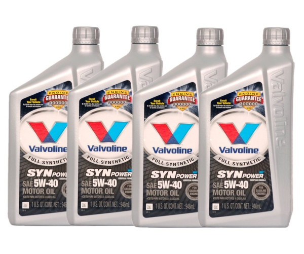 Valvoline 胜牌 SYN POWER 星皇 全合成机油 946ml*4瓶（SN级、5W-40）