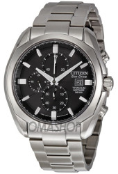 Citizen 西铁城 CA0020-56E 钛合金 三眼计时表