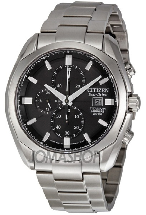 Citizen 西铁城 CA0020-56E 钛合金 三眼计时表