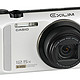 CASIO 卡西欧 EX-ZR200 数码相机 白色（12.5x光变、24mm广角、高速连拍）