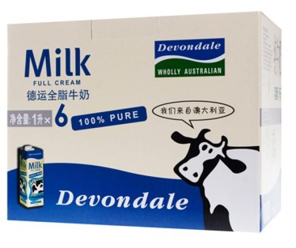 DEVONDALE 德运 Full Cream 全脂牛奶 1L