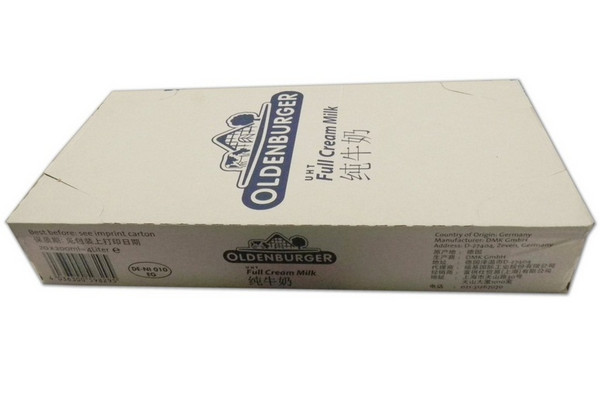 Oldenburger 欧德堡 超高温处理全脂纯牛奶 箱装