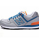 New Balance 新百伦 经典574系列 ML574WBG 男子休闲运动鞋 灰蓝