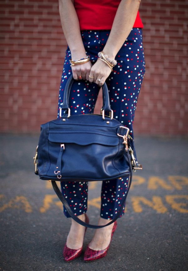 Rebecca Minkoff 瑞贝卡•明可弗 Morning After Bag（MAB）女款肩包 蓝色