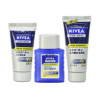 白菜党：Nivea 妮维雅 男士活力体验装（洁面乳15g+劲肤水20ml+劲肤露7g）