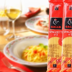 GALLO 公鸡 直条形意大利面3# 250g*5袋装