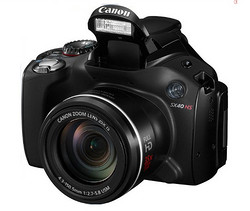 差价1K！Canon 佳能 SX40HS 数码相机（1210W像素、35倍光变、24mm广角）