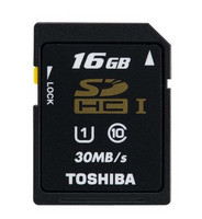 TOSHIBA 东芝 SDHC存储卡（16GB、Class10、UHS-I）