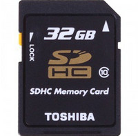 限华北：TOSHIBA 东芝 32GB class10 SDHC储存卡