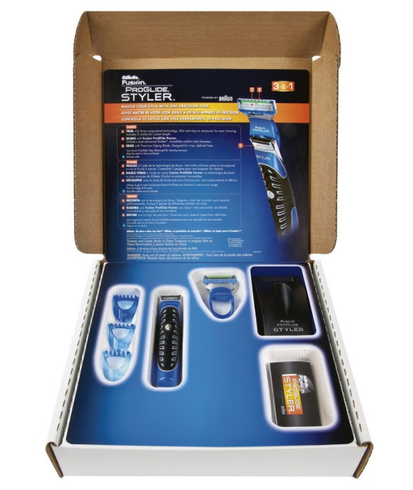再特价：Gillette吉列 Fusion ProGlide 锋隐超顺 3-In-1 Styler Special Pack 三合一 造型剃须刀套装