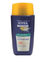 NIVEA 妮维雅 男士控油净爽防晒液50g+沐浴露500ml