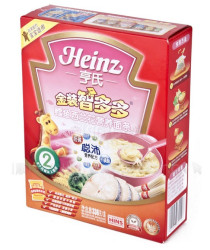 Heinz 亨氏 金装智多多 鳕鱼西兰花 营养面条 336g