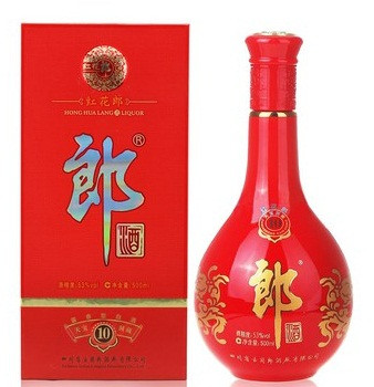 郎酒 红花郎 十年陈酿 53度 酱香型