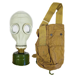 Soviet Russian Civilian Gas Mask 苏俄GP-5民用防毒面具  