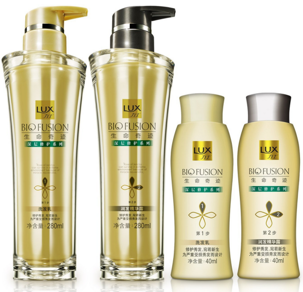 LUX 力士 BIO FUSION 生命奇迹 洗护臻享护理礼包(280ml+280ml+40ml+40ml)