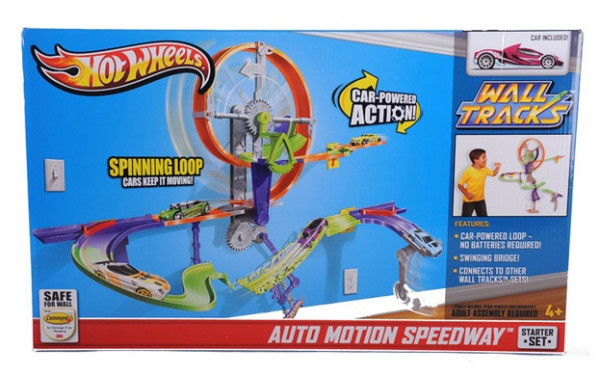 Mattel 美泰 Hotwheels 风火轮 X9309 飞墙走壁原动力高速轨道