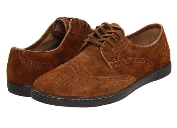 Hush Puppies 暇步士 Carver 男款休闲皮鞋 侧面