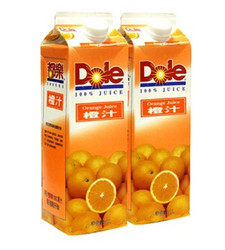 Dole 都乐 橙汁 1L*2盒